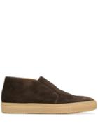 Doucal's Suede Slip-on Sneakers - Brown