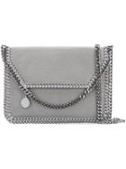 Stella Mccartney - Falabella Shoulder Bag - Women - Polyester/metal - One Size, Grey, Polyester/metal