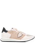 Philippe Model Colour Blocked Low Top Sneakers - Neutrals
