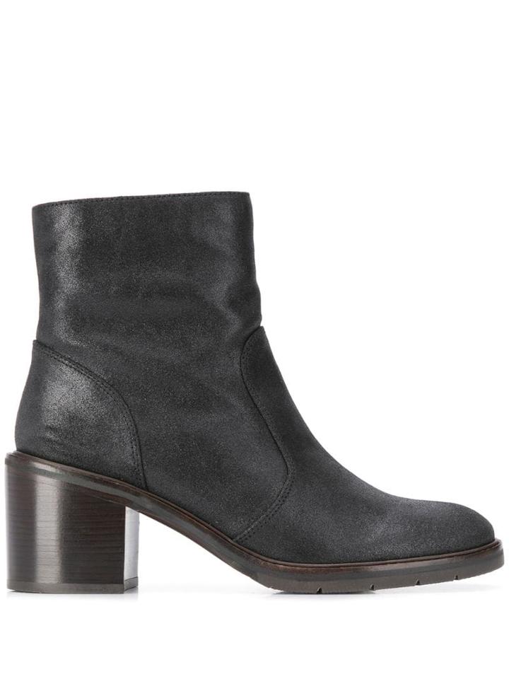 Chie Mihara Grain Ankle Boots - Black