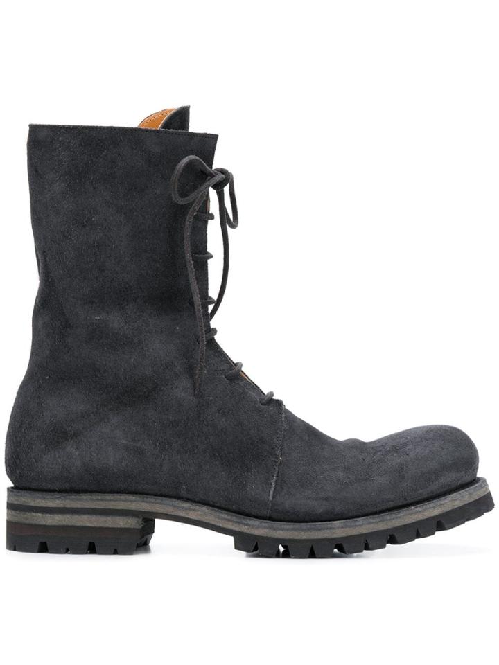10sei0otto Classic Lace-up Boots - Black
