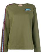 No21 Embellished Relaxed Fit Sweatshirt - Green