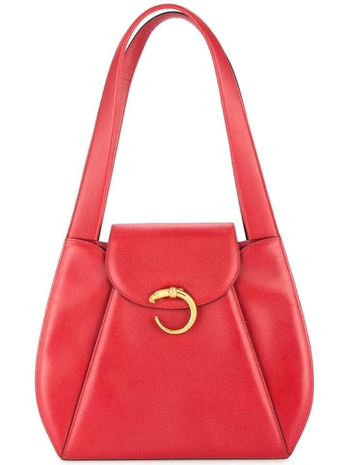 Cartier Pre-owned Panther Shoulder Bag - Red