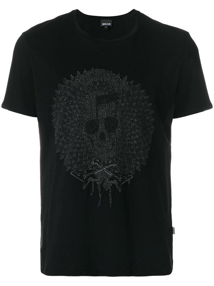 Just Cavalli Skull Print T-shirt - Black