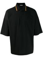 Bottega Veneta Piqué Polo Shirt - Black