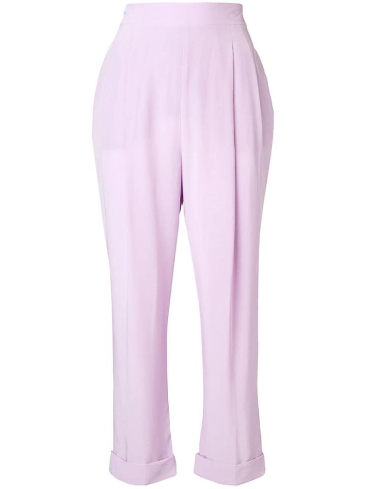 Emilio Pucci Classic Tapered Trousers - Purple