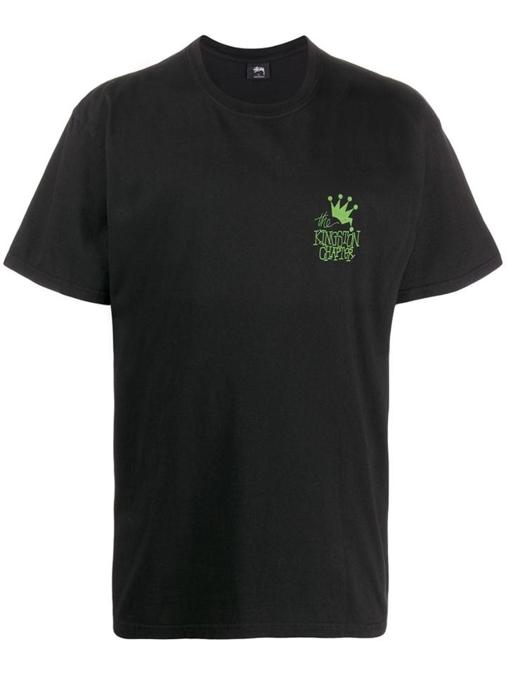 Stussy Kingston Chapter Print T-shirt - Black