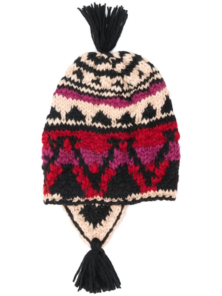 Etro Chunky Knit Beanie - Red