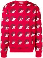 Mcq Alexander Mcqueen All-over Print Sweatshirt - Red