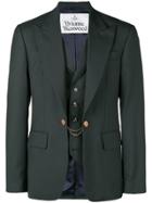 Vivienne Westwood Layered Blazer - Green