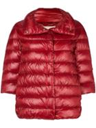 Herno Feather Down Puffer Jacket - Red