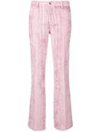 Giambattista Valli Corduroy Slim-fit Trousers - Pink