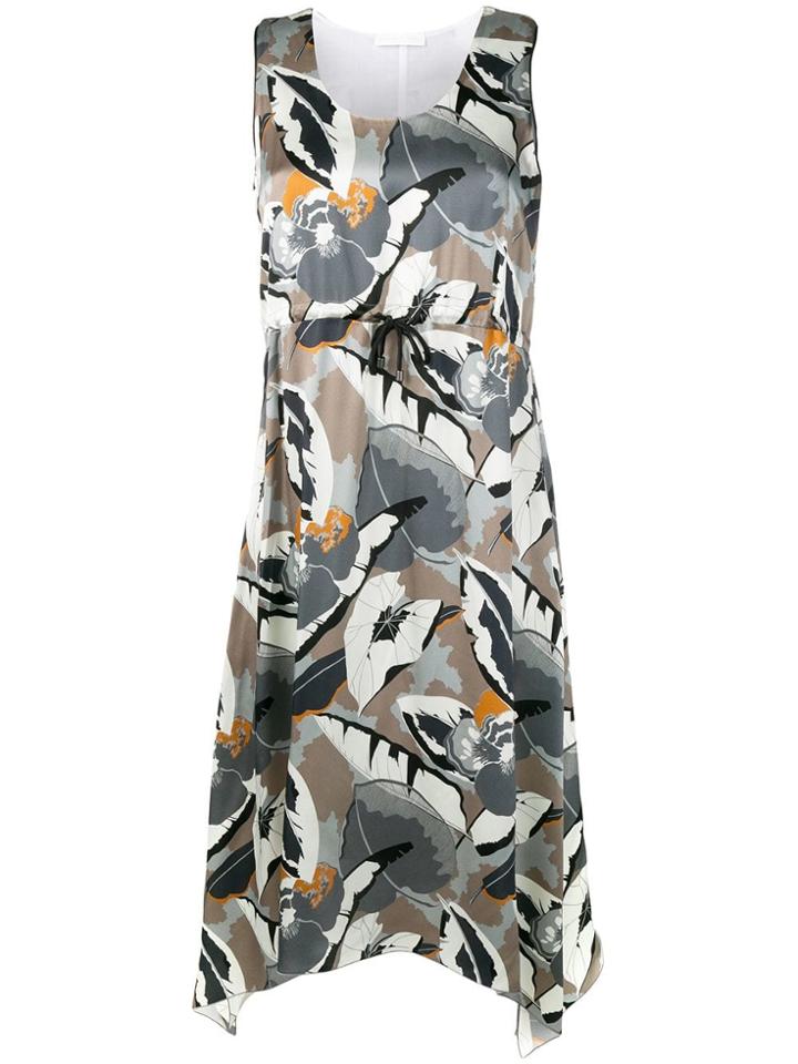 Fabiana Filippi Handkerchief Hem Dress - Grey