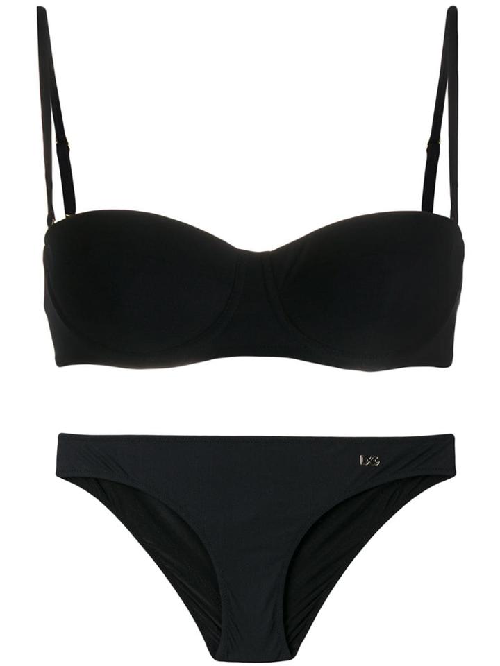Dolce & Gabbana Balconette Bikini Top - Black
