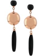 Isabel Marant Metallic Ball Earrings - Black