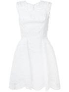Ermanno Scervino Flared Floral Lace Dress