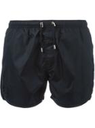 Neil Barrett Classic Swim Shorts, Men's, Size: S, Blue, Polyester