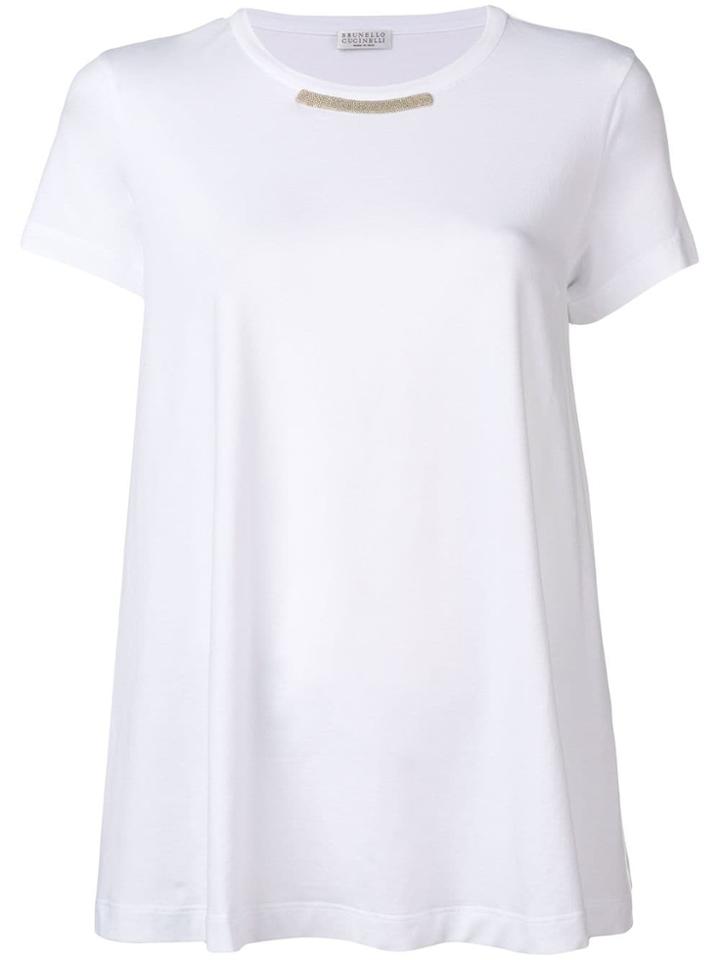 Brunello Cucinelli Flared T-shirt - White
