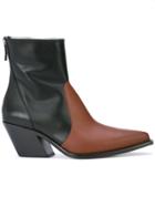Givenchy Two-tone Ankle Boots - Black
