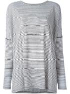 Alice+olivia Long Sleeve Striped T-shirt