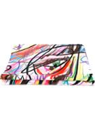 Jeremy Scott Abstract Scribbling Print Beach Towel