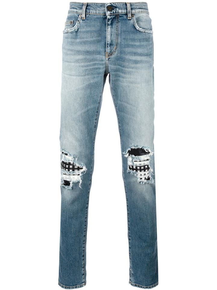 Saint Laurent - Biker Jeans - Men - Cotton/spandex/elastane - 31, Blue, Cotton/spandex/elastane