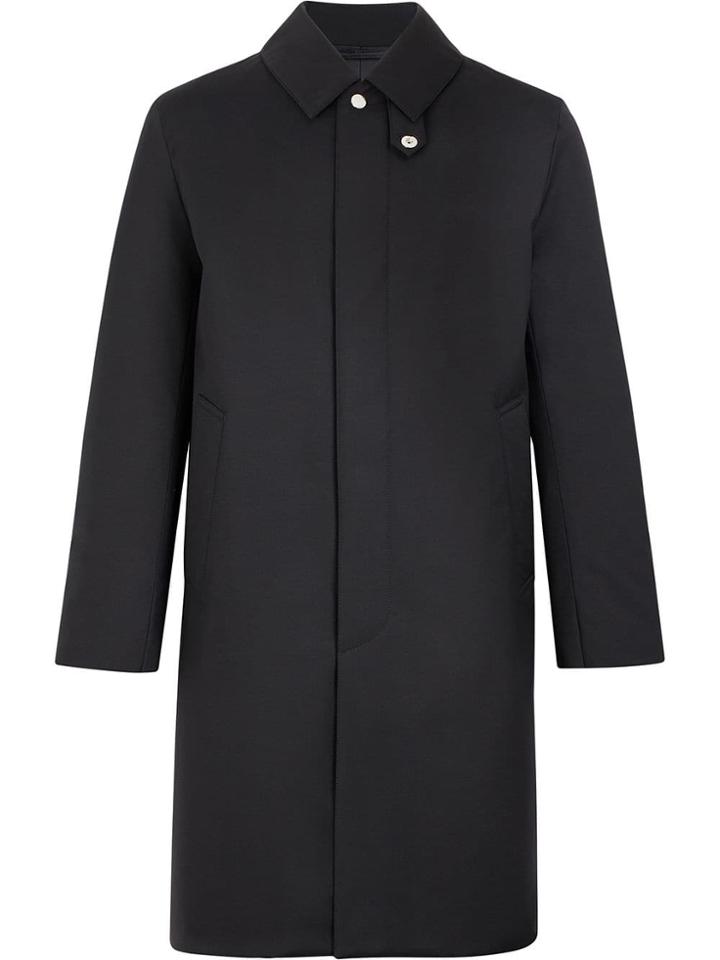 Mackintosh Black Storm System Wool Thindown Coat Gm-001/td