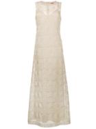 Missoni - Knitted Beach Dress - Women - Silk/nylon/polyester/viscose - 38, Grey, Silk/nylon/polyester/viscose