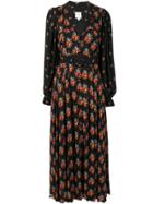 Gül Hürgel Floral Print Maxi Dress - Black