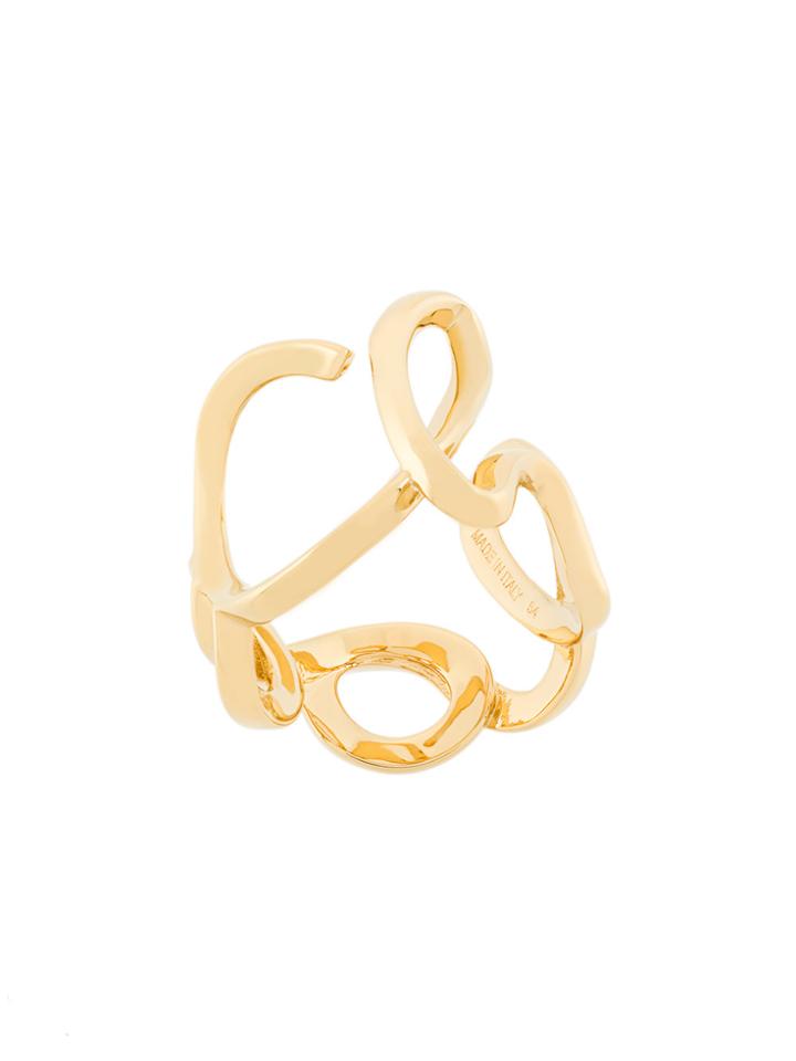 Chloé Scroll Ring - Metallic