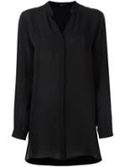 Etro Relaxed Button Down Shirt, Women's, Size: 44, Black, Silk