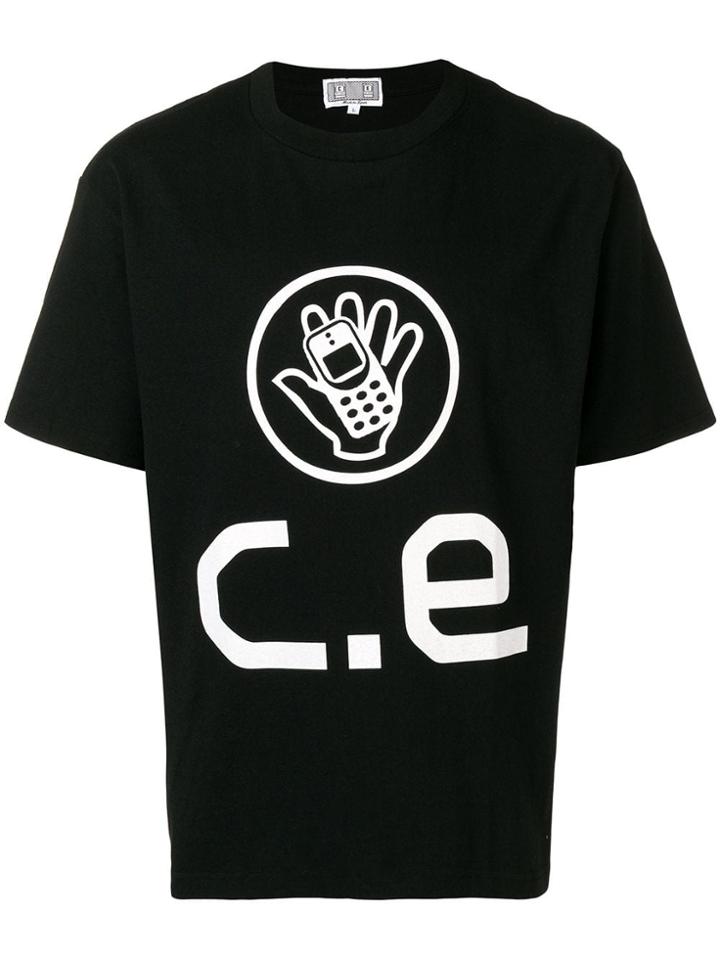 C.e Hand Mobile T-shirt - Black