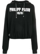 Philipp Plein Chain-link Logo Hoodie - Black