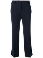 Alberto Biani Tailored Cropped Trousers - Blue