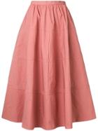 Bottega Veneta Flared A-line Skirt - Pink