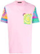 Versace Baroque Details T-shirt - Pink