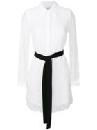 Dondup Lace Shift Dress - White