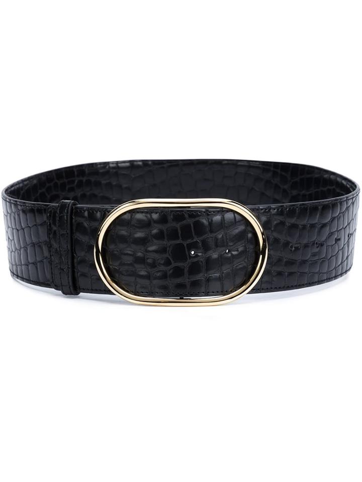 Stella Mccartney Pebbled Belt, Women's, Size: 75, Brown, Artificial Leather