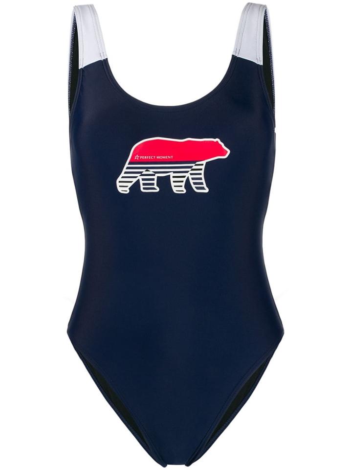 Perfect Moment Polar Bear Swimsuit - Blue