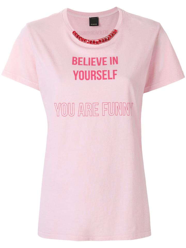 Pinko Daphneny T-shirt - Pink & Purple