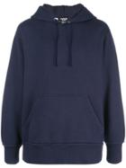 Calvin Klein 205w39nyc Oversized Brand Hoodie - Blue