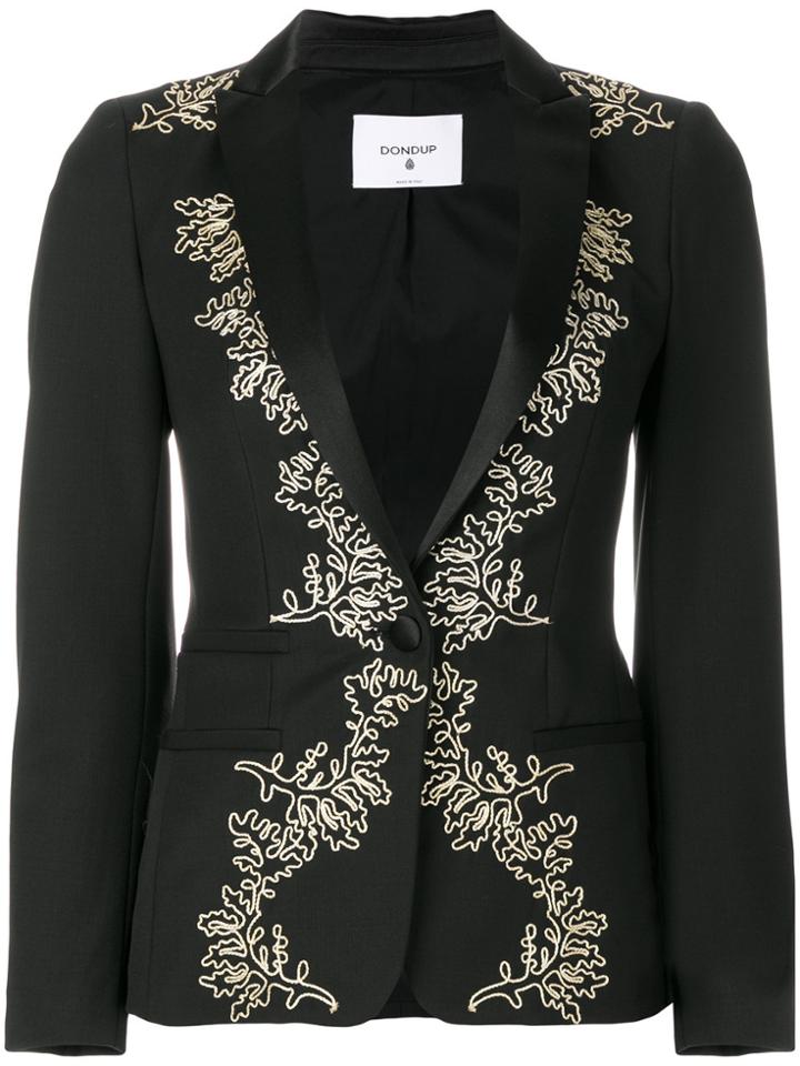 Dondup Embroidered Elysia Blazer - Black