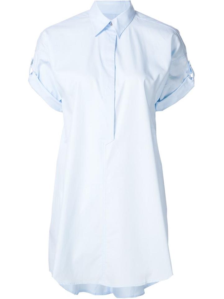 Mm6 Maison Margiela Oversize Roll-sleeve Shirt