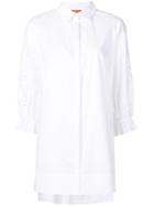 Ermanno Scervino Embroidered Button Down Shirt - White