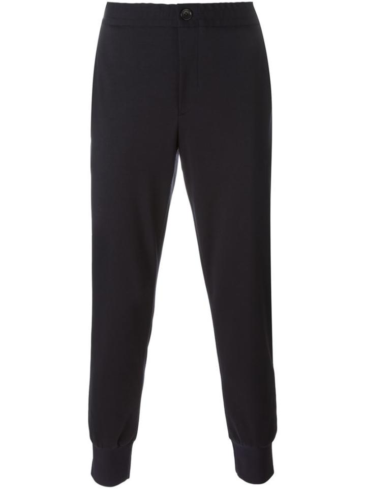 Ps By Paul Smith Tapered Trousers, Men's, Size: 34, Blue, Cotton/nylon/spandex/elastane