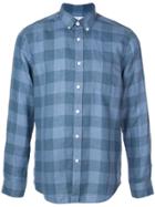 Portuguese Flannel Checked Button-down Shirt - Blue