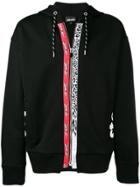 Just Cavalli Stripe Detail Hooded Top - Black