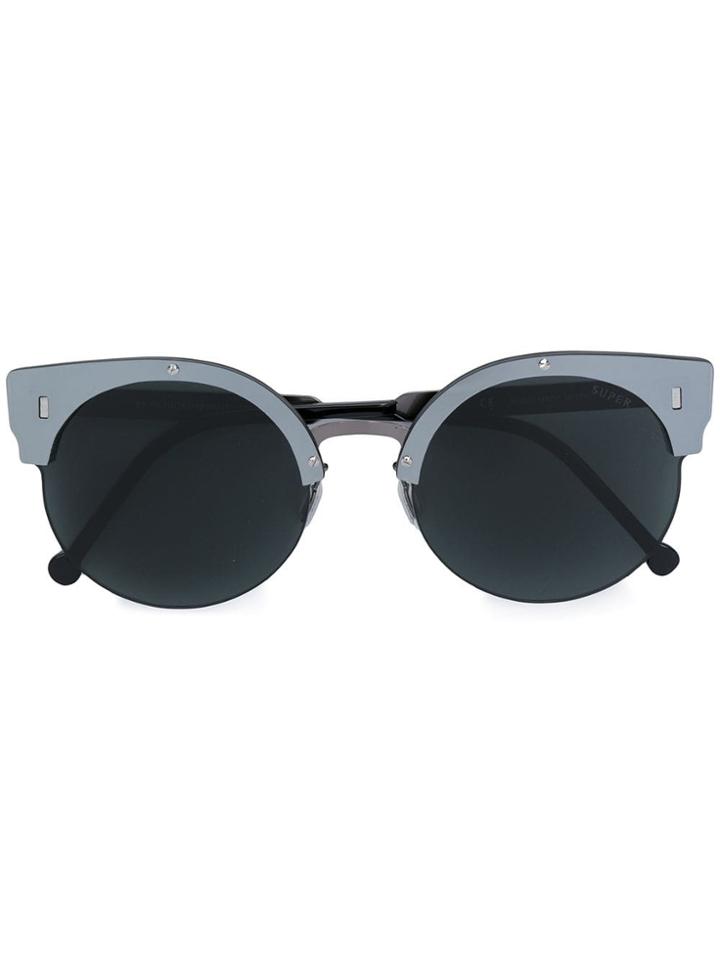 Retrosuperfuture Era Round Sunglasses - Metallic
