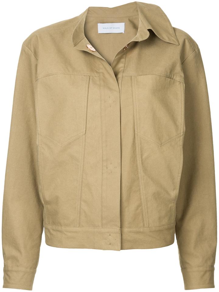 Walk Of Shame Wide Oversized Jacket - Brown