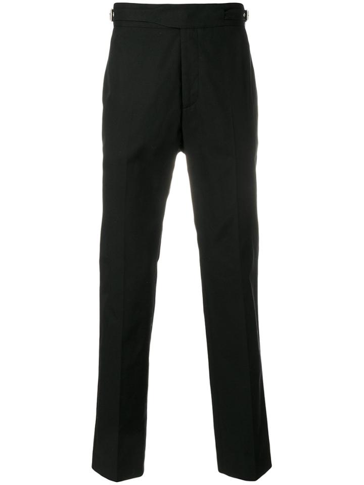 Stella Mccartney Side Buckle Skinny Trousers - Black